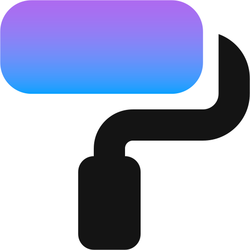CSS Loader logo, based on paint-roller from Font Awesome